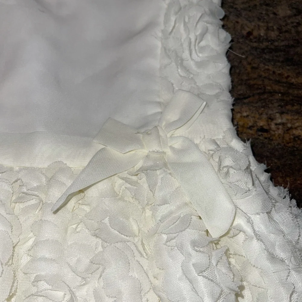 Jillian's Closet cream color bubble dress 24 M‎